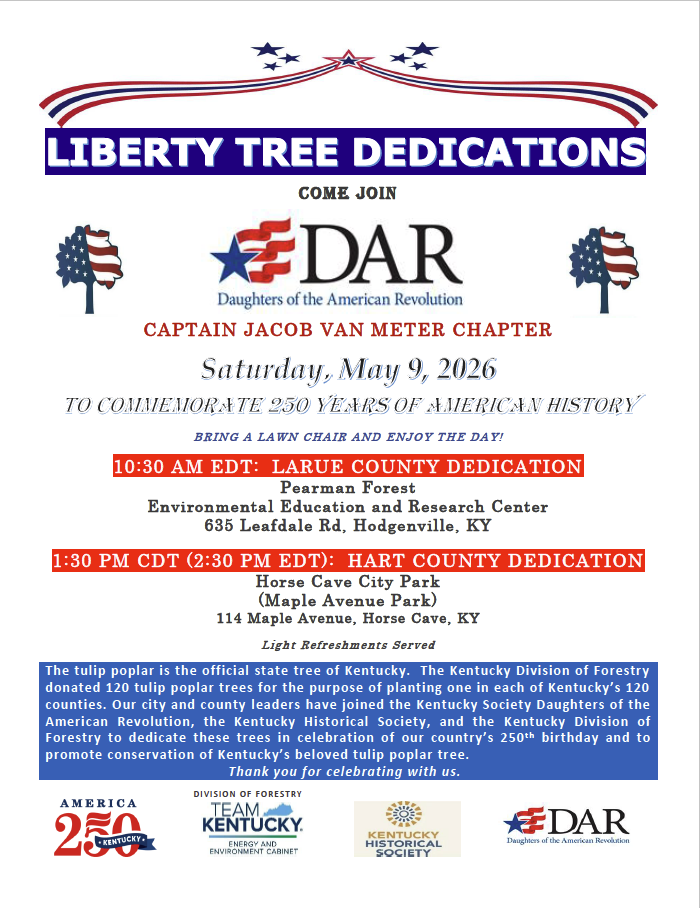 Tree planting in honor of the America 250 celebration